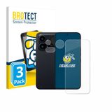 BROTECT Screenprotector 3 Stuks voor Nothing Phone (4a) Pro (Voor+Camera) Beschermglas transparant