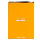 RHODIA 18503C - Spiraalnotitieblok (Integrale Binding) Notepad Oranje - A4 21 x 29,7 cm - Dot Stippen - 80 Afscheurbare Vellen - Clairefontaine Papier 80 g/m² - Soepele Omslag van Gecoat Karton