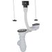 Nicoll Vidage plastique évier inox 2 bacs