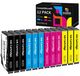Epson 12 cartouches d'encre, modèle 503XL, couleurs diverses, multipack, compatible avec Epson