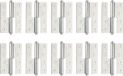 Alberts 849863 uithangbaar scharnier | links of rechts | sendzimir verzinkt | 120 x 88 mm | Set van 10
