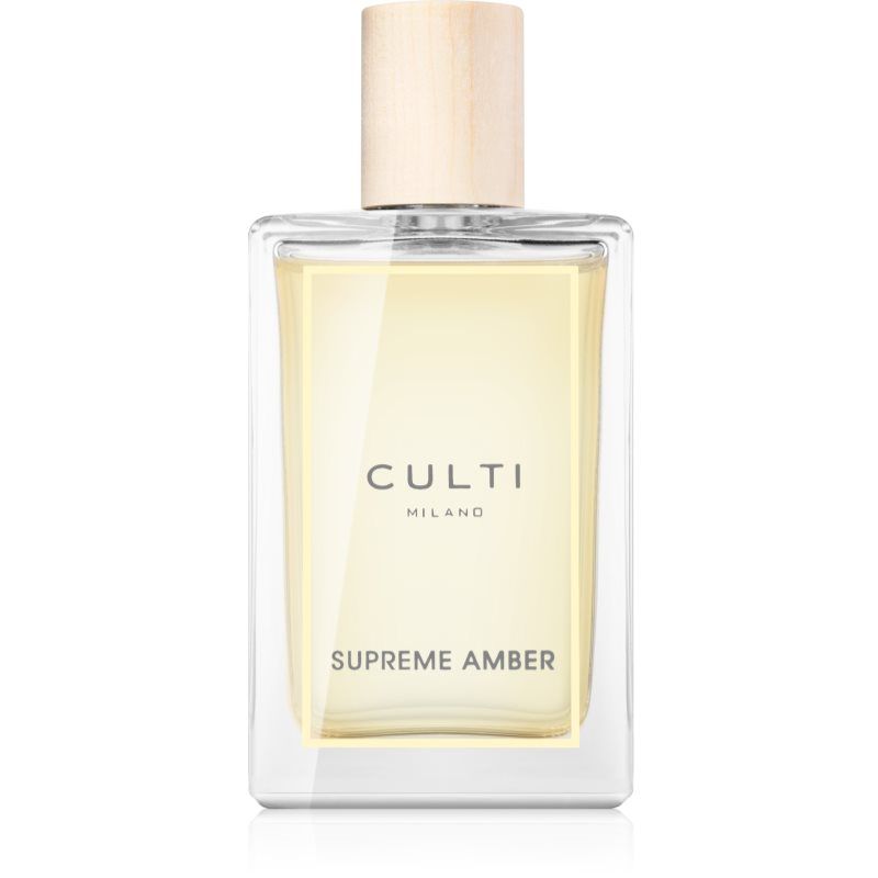 Culti Milano Culti Ambient Fragrance Spray 100 ml Milano | Supreme Amber Fragrance, Incense, Benzoïne, Patchouli, Black Vanilla, Cyst and Quinotto Notes