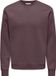 ONLY&SONS Heren Trui - Ronde Hals - Lange Mouw - Katoen - Paars - XS
