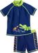 Playshoes UV zwemsetje Kinderen Krokodil - Blauw - Maat 98/104