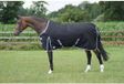 QHP Regendeken Turnout met fleece - Darkblue - 135