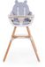 Childhome - Réducteur de chaise - Coussin pour chaise haute - Evolu/Evosit - Imperméable - Gris