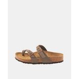 Birkenstock Unisex Mayari Birko-Flor Nubuck Sandalen, Mokka, 19 EU