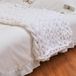 MocaDng Grof gebreide deken, 100% handgebreide warme chenille-deken, grote woondecoratie, zachte dikke garen, kabelgebreide deken voor bank, bed, bank, beste cadeau (wit, 101 x 101 cm (klein formaat