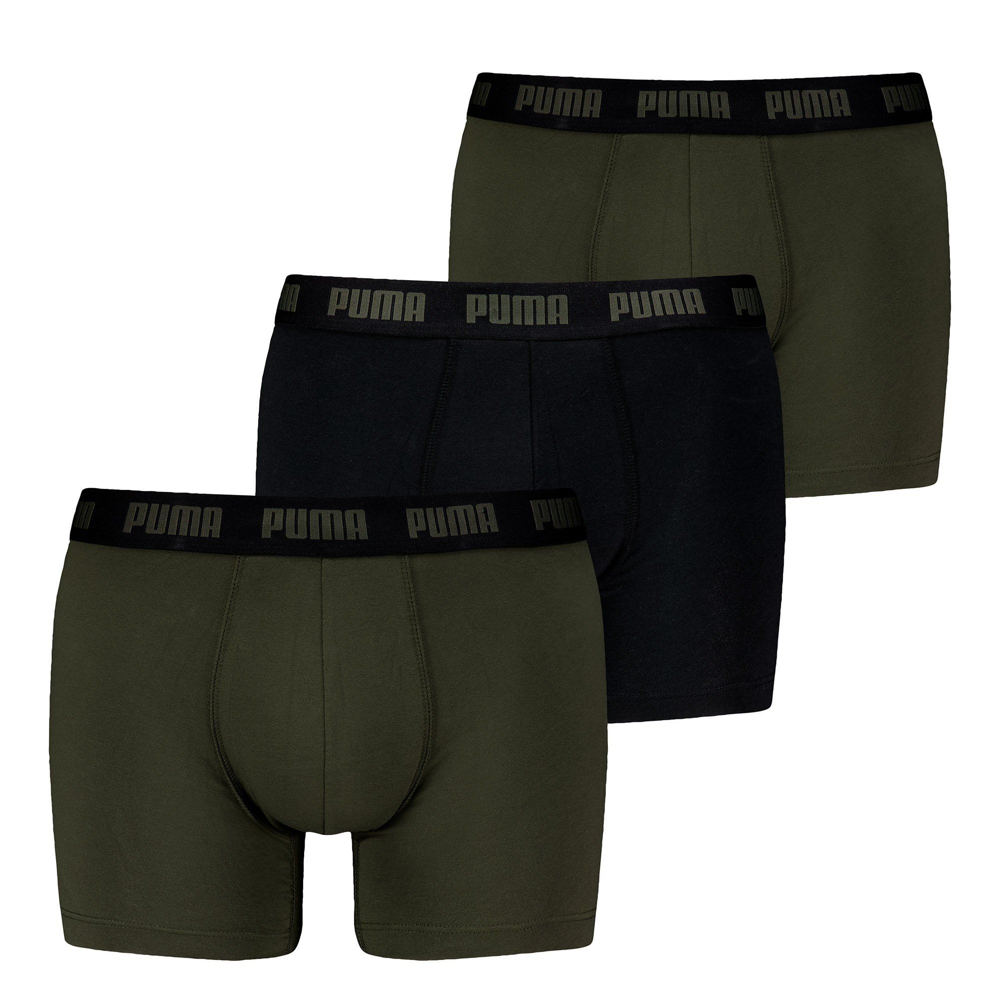 Puma Lange short - 003 Black/Kaki - maat L
