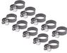 Alberts 832308 klem voor spanstaaf voor gaas | verzinkt, antraciet-metallic | klem-Ø 60 mm | Set van 10