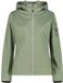 CMP Dames softshell waterdichte jas met capuchon, avocado mel., 3XL