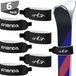 Icecat Skibanden - Set van 6 - Verstelbare skiwraps - Stropdas - Bevestigingstape voor gezinnen - Kerstvakantie