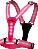 Joggy Safe running vest met LED verlichting - Neon pink