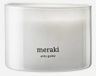 Meraki Home Meraki White Garden Geurkaars Cilinder Wit 7.5 cm