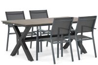 Lifestyle Garden Furniture Lifestyle Lifestyle Sella/Forest 180 cm dining tuinset 5-delig