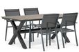 Lifestyle Garden Furniture Lifestyle Lifestyle Sella/Forest 180 cm dining tuinset 5-delig