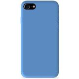 1001 coques Apple Siliconen Matte Hoesje compatibel met iPhone 7, 8, SE 2020, SE 2022 - Bleu