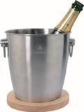 Laguiole Wijn- en drankenkoeler met houten onderstel