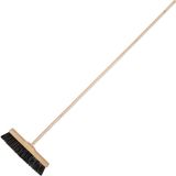 KOTARBAU® Straatbezem met Steel, 35 cm, Hout, Bruin