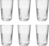 Royal Leerdam Rayo Longdrinkglazen 36 cl / 360 ml | Set van 6 Stuks | Geschikt voor Frisdrank en Latte Macchiato | Glas | Vaatwasserbestendig