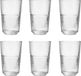 Royal Leerdam Rayo Longdrinkglazen 36 cl / 360 ml | Set van 6 Stuks | Geschikt voor Frisdrank en Latte Macchiato | Glas | Vaatwasserbestendig