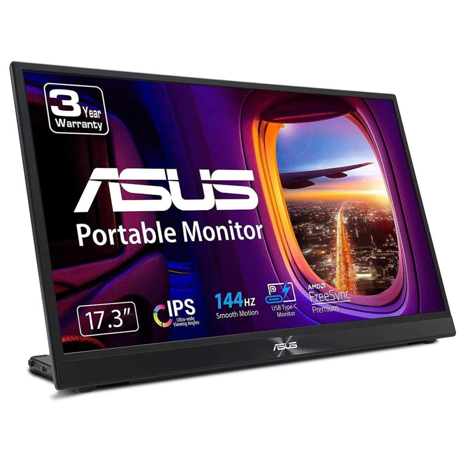 ASUS ZenScreen MB17AHG 17.3" Full HD Portable Monitor - 144Hz, IPS, FreeSync Premium