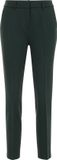 WE Fashion Dames slim fit pantalon donkergroen - Maat 34