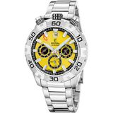 Festina F20743/4 Heren Polshorloge Geel Staal 45 mm