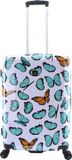 Saxoline Harde Koffer / Trolley / Reiskoffer - 66 cm (Medium) - Springful Print - Bedrukt / Medium
