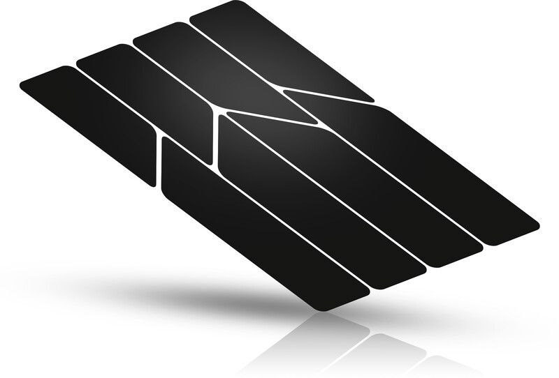Riesel Design re:flex frame Reflecterende Stickers - Zwart
