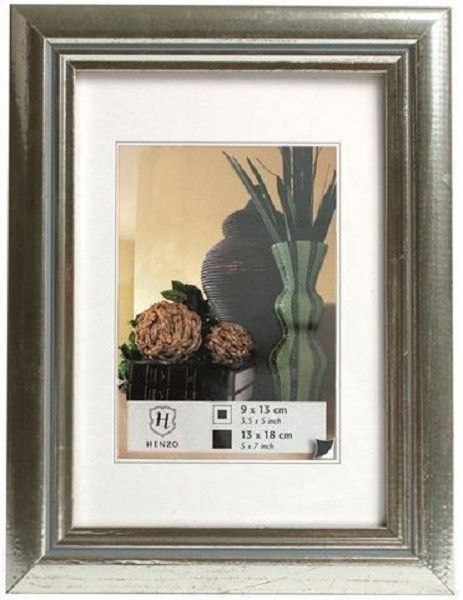 Henzo Artos fotolijst 15x20 zilver hout