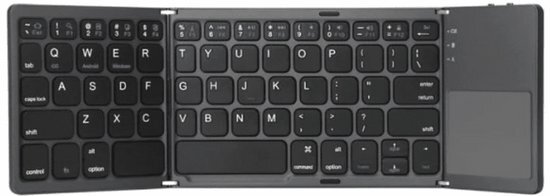XtremeMac Xwh-flk-13-us, Draadloos Keyboard Qwerty, Bt Vouwbaar, Zwart