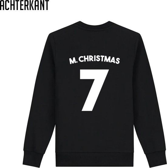 Sol's M. Christmas nr 7 Kersttrui - Zwart - 2XL - Unisex