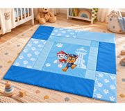 Herding Paw Patrol Tapis d’Éveil 115 × 115cm Couverture de Jeu Matelassée pour Bébés & Tout-Petits en 100% Polyester Multicolore