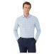 Hackett Chemise à Manches Longues Linen Windowpane