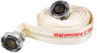 Garronda Tuyau plat 2 pouces 20 m - tuyau de pression 8 bar - tuyau d'incendie avec raccords rapides - tuyau layflat pour transport d'eau et drainage - blanc