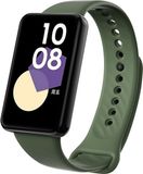 Wigento Honor Band 9 TPU horlogeband groen met zwarte sluiting