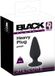 Black Velvets – Siliconen Anaalplug 40 gram voor Sluitspier Training ook voor Beginners – Zwart