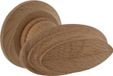 Intersteel Knopkruk rand met rozet hout