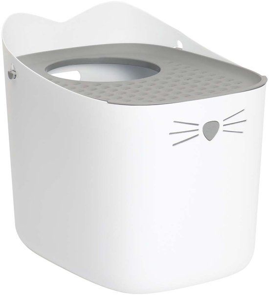 Catit Pixi Kattenbak - Wit - Gesloten - Kunststof