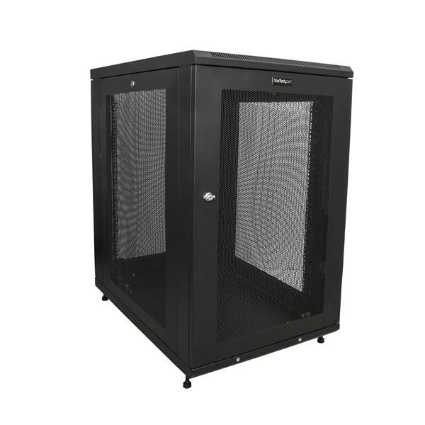 StarTech.com 18U serverkast - 76 cm diep - Zwart