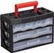 VISO Assortimentsdoos met 11 vakken, 320 x 150 x 210 mm, met handgreep en uitneembare bakjes