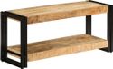 vidaXL Meuble TV 90x30x40 cm bois de manguier massif