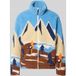 NAPAPIJRI Fleece jas chamois / marine / azuur / bruin