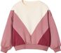 Vertbaudet Sweater met colourblock voor meisjes oudroze