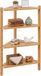 Merkloos Relaxdays Hoekrek bamboe - 4 planken