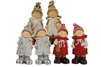 Kerstcadeau kerstfiguur 49095 20,5 cm 3-kleuren willekeurig assortiment