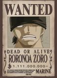 GB Your Decoration B.V. Poster One Piece - Wanted Zoro Wano 38x52cm