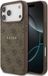 Guess Back Cover Case - iPhone 17 Pro Max - Bruin - MagSafe PU Leather - 4G Classic Logo