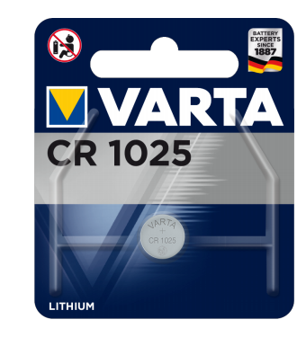 Varta CR 1025 - Lithium - 3V - Batterij